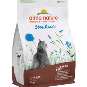 Croccantini per gatti Almo Nature Sterilised con manzo fresco 2Kg