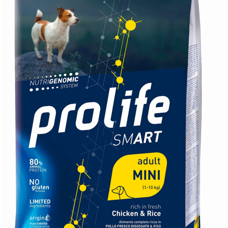 Prolife Smart Adult Mini Pollo e Riso - Croccantini per Cani 2Kg