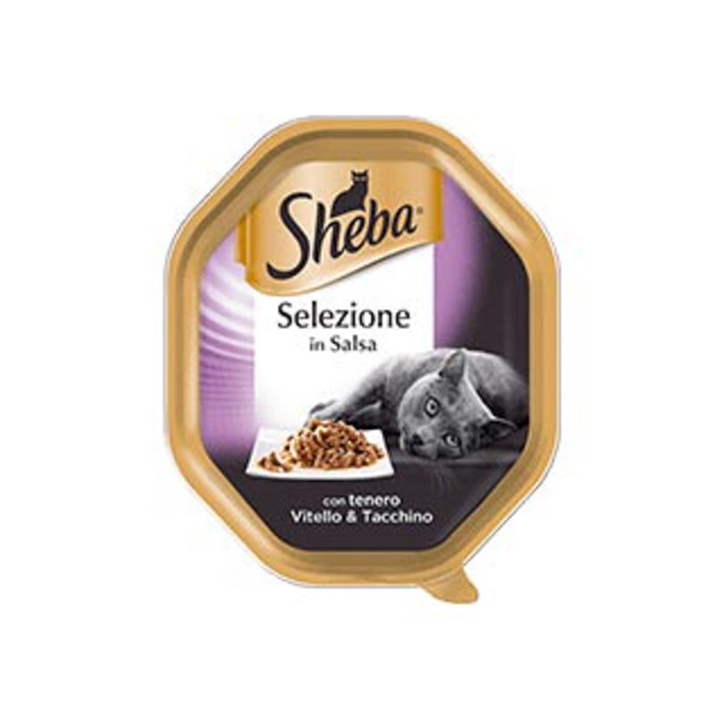 Sheba Gatto Selezione in Salsa - Umido per Gatti 85gr - confezione da 7 pz