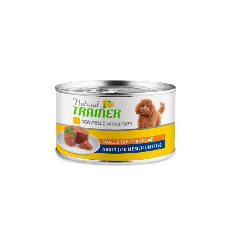 Natural Trainer Maintenance Small Toy Adult con Pollo - Umido per Cani 150g - Confezione da 6pz