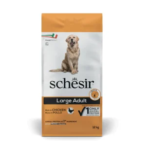 Croccantini per cani Schesir Large Adult con pollo 12Kg