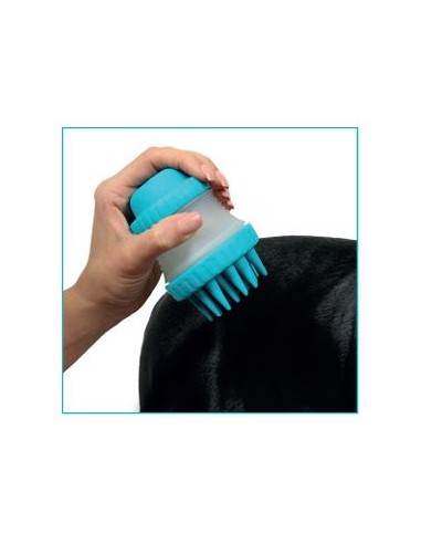 Spazzola con porta sapone Leopet - immagine 3