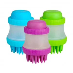 Spazzola con porta sapone Leopet